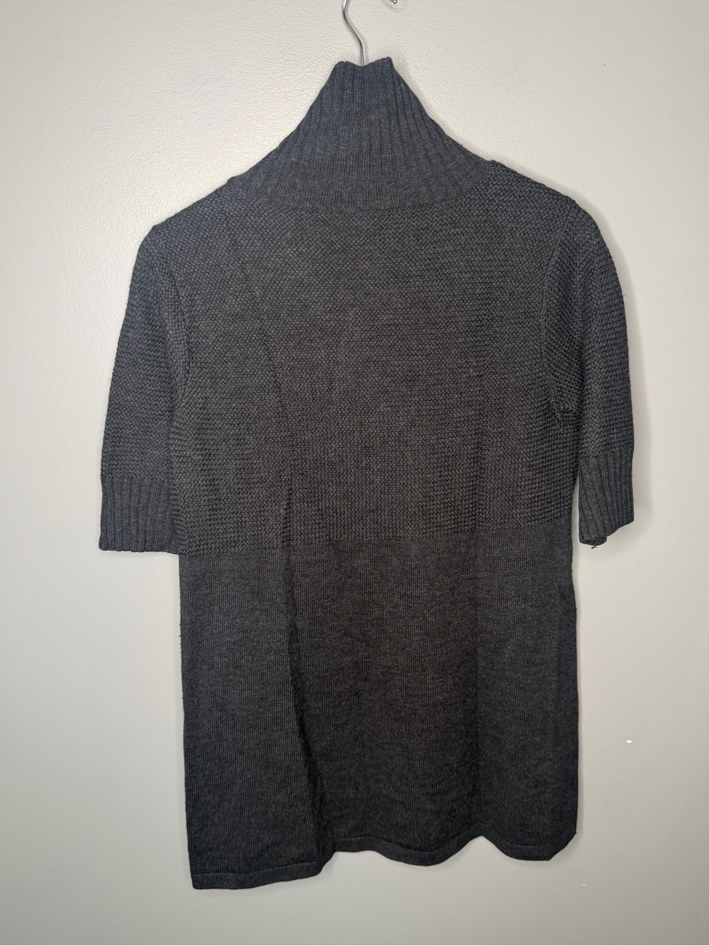 Eileen Fisher Merino Wool Turtleneck Sweater Tunic - Picture 3 of 9